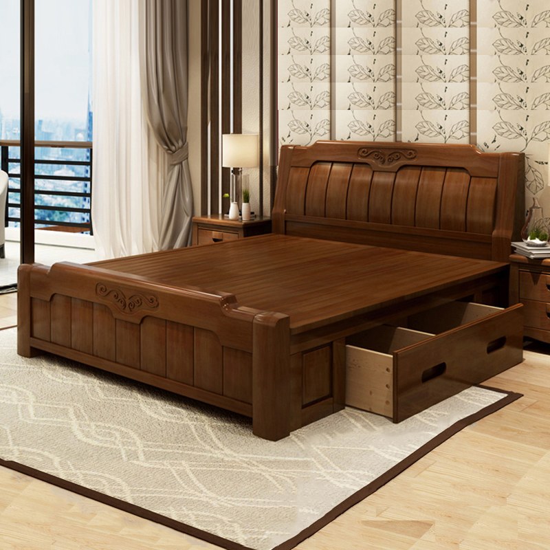  giường gỗ tự nhiên hay giường gỗ công nghiệp 